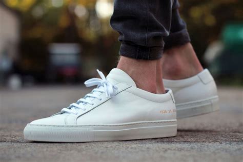 human white leather sneakers